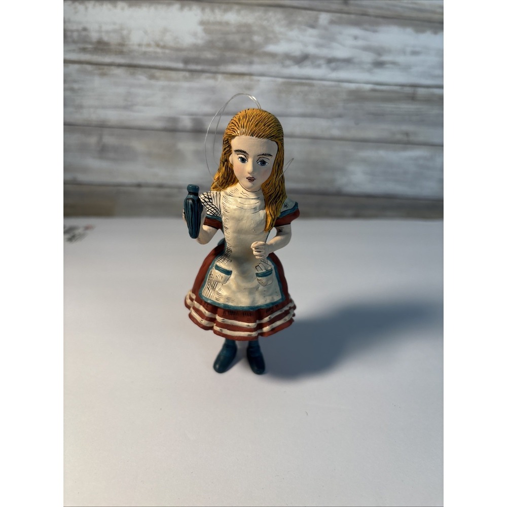 Alice in Wonderland Ornament Drink Me Figure Metropolitan Museum Art Vintage MMA